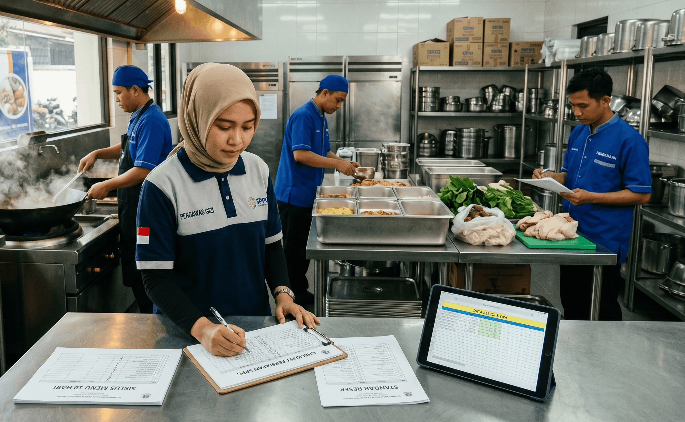 Persiapan Ahli Gizi MBG Sebelum Dapur SPPG Beroperasi