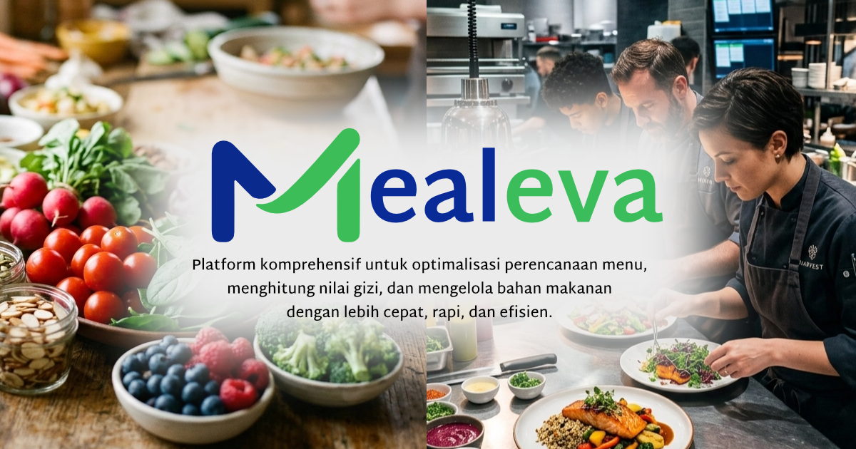 Mealeva: Solusi Cerdas Manajemen Menu Bergizi Dapur Anda